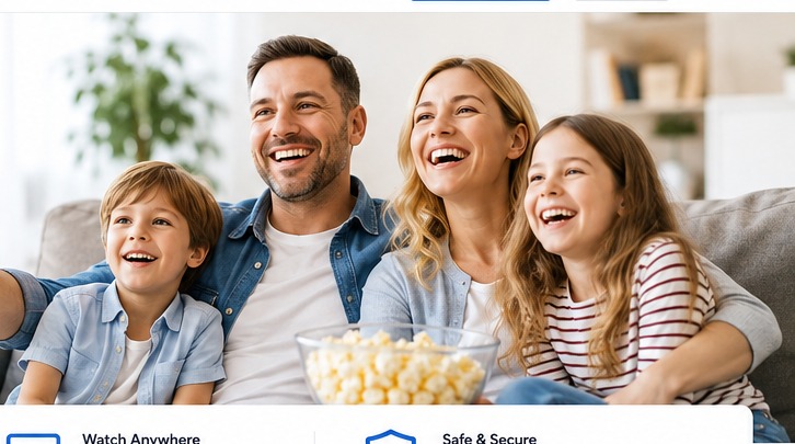 Happy family entertainment